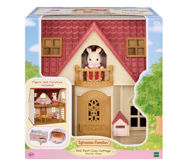 Sylvanian Families Red Roof Cosy Cottage Starter Home