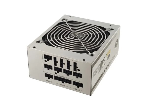 Cooler Master MWE Gold V2 1250 - White Edition - strømforsyning (intern) - ATX12V 3.0/ EPS12V - 80 PLUS Gold - AC 100-240 V - 1250 watt - aktiv PFC...