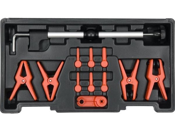 Yato YT-08392, Klemmesett, Nylon, 12 stykker