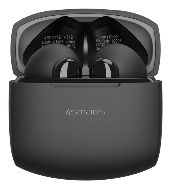 4smarts SkyBuds Air, True Wireless Stereo (TWS), Samtale/Musikk/Sport/Hverdag, 40 g, Hodesett, Svart