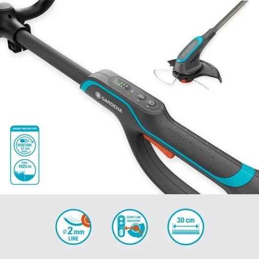 Gardena PowerTrim 30/18V P4A 14703-55 ruohotrimmeri 30 cm, ilman akkua - SOLO
