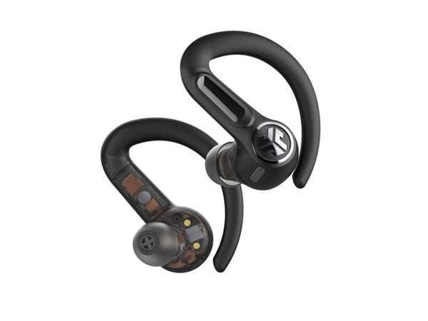 JLab Epic Sport ANC 3 -nappikuulokkeet, täysin langattomat, Bluetooth, musta