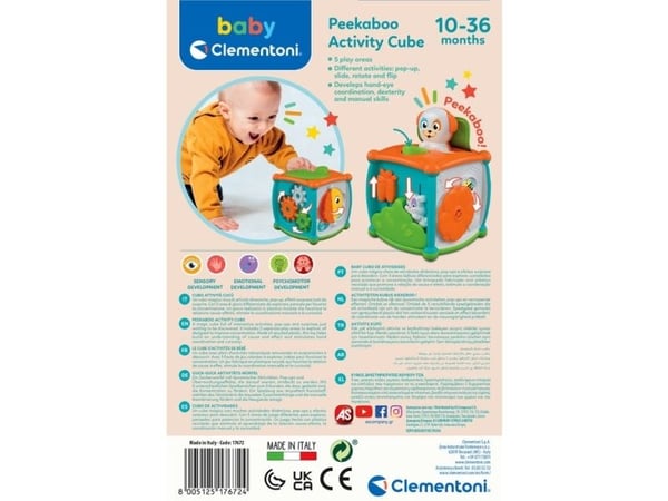 Clementoni Peekaboo aktivitetskub