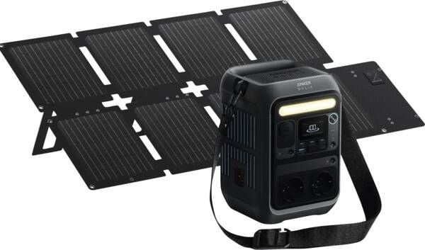 Anker SOLIX C300X kannettava virtalähde 288 Wh 300 W + PS60 60 W aurinkopaneeli