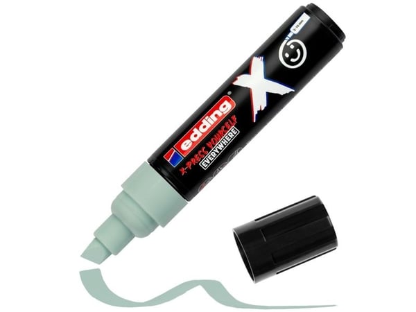 Edding 6900 X Multimarker, Gull, Lysegrønn, Lyserosa, Meisel tupp, Resirkulert plast, Wood/laminate, 2 mm, 1 cm