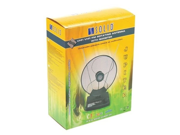 Solight HP04, Musta, 36 dB, FM, 75 O, 21 - 68 MHz, 6 - 12 MHz