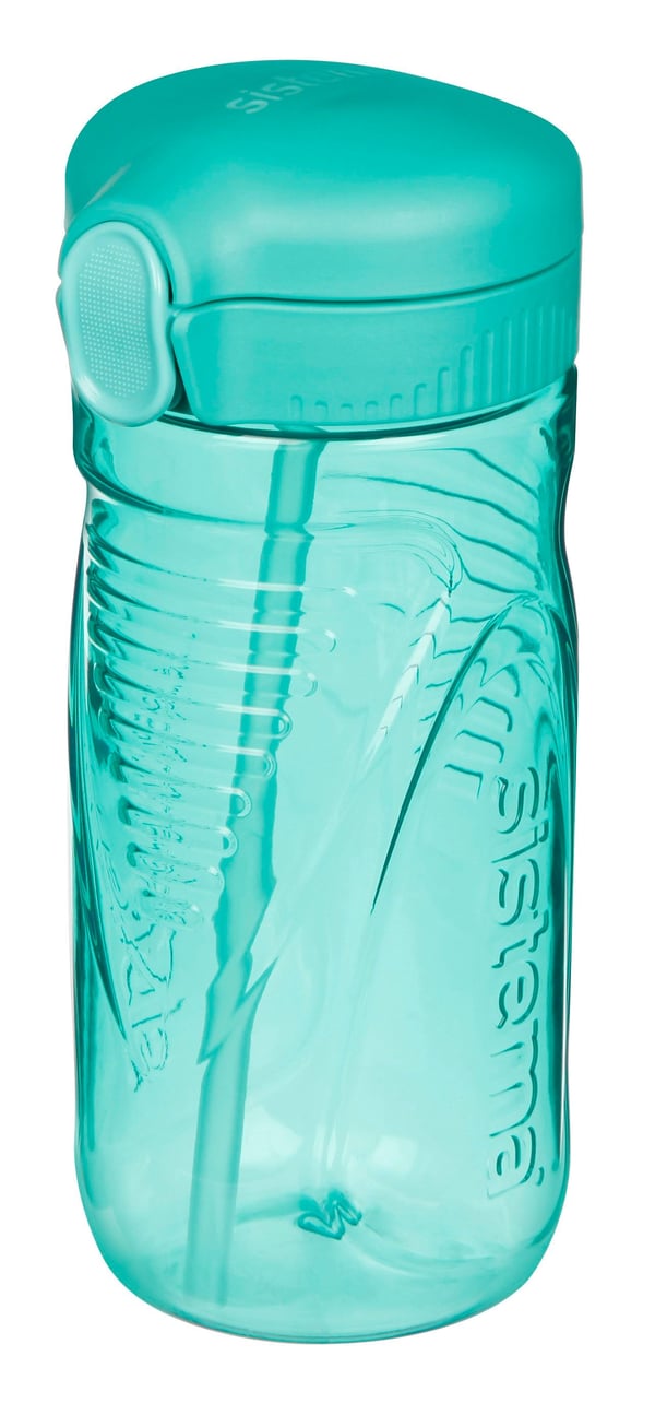 Sistema - Tritan Quick Flip 520ml - Mintunvärinen tealväri