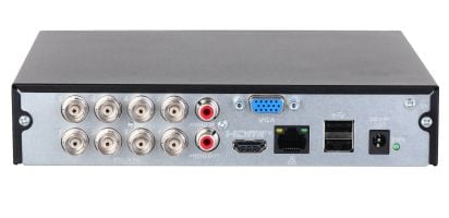 Dahua Technology DH-XVR1B08-I/T, Svart, G.711, G.711u, PCM, 8 kanaler, Integrert LINUX, CE-LVD: IEC 62368-1:2014 CE-EMC: EN IEC 61000-3-2:2019, EN ...
