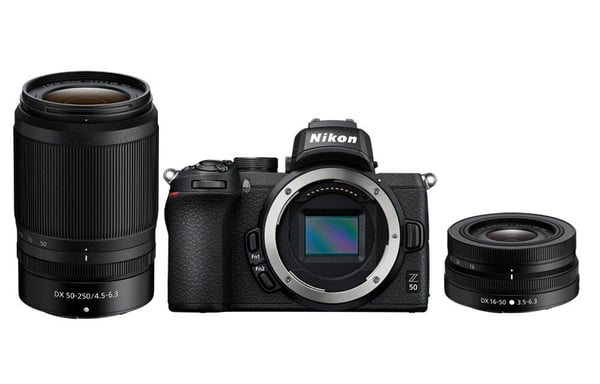 Nikon Z50 kamera 20,9 MP, 16-50mm + 50-250mm objektivsett