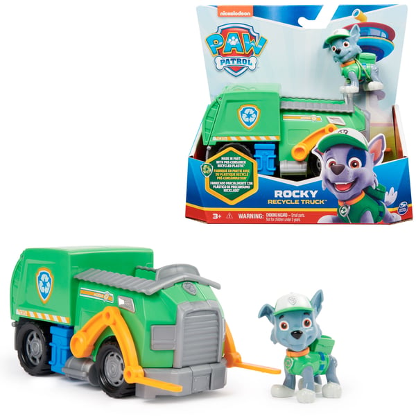 PAW Patrol 6068854, Søppelbil, PAW Patrol, 3 år, Plast, Grønn, Grå, Oransje