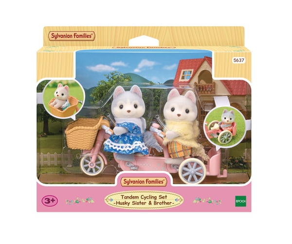 Sylvanian Families 5637 Tandem Cycling Playset