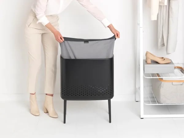 Brabantia pyykkikori Pyykkikori BO 60L, mattamusta 200526