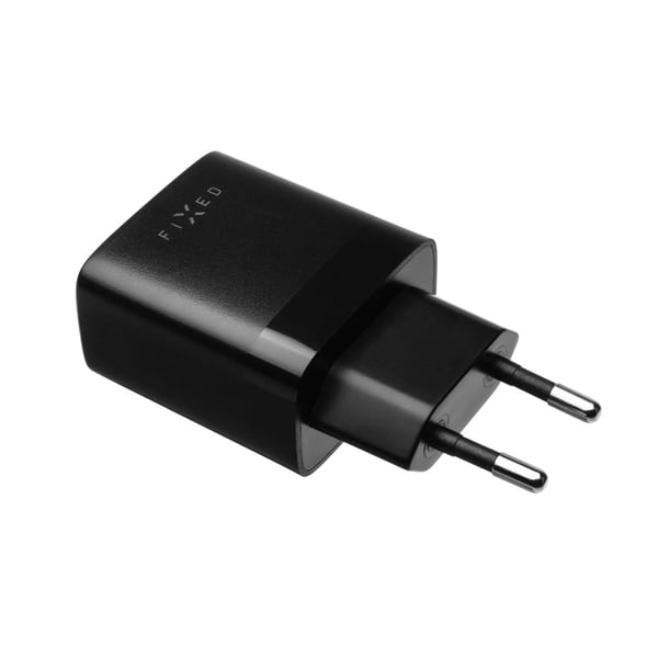 FIXED - Strømadapter - travel - 17 watt - 3.4 A - 2 utgangskontakter (USB) - svart