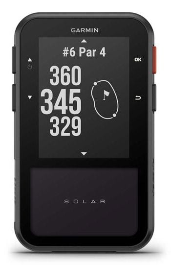 Garmin Approach G20 Solar, Henkilökohtainen, Etsin, musta, Punainen, Pölynkestävä, Vesitiivis, IPX7, 5,59 cm (2.2")