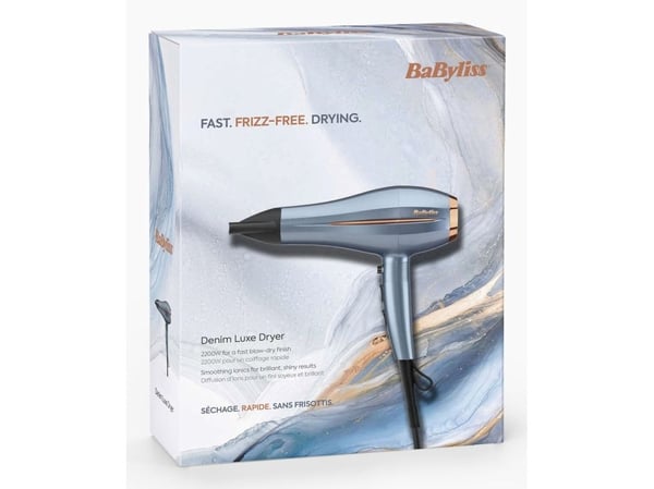 BaByliss Denim Luxe D251PE hiustenkuivaaja 2200 W, sininen/kupari