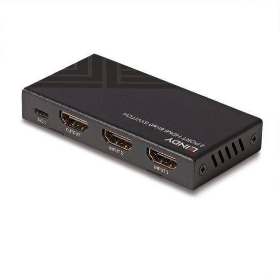 Lindy 38337, HDMI, Micro-USB, metalli, lajittelu, 60 Hz, 48 Gbit/sek.