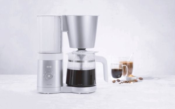 ZWILLING Enfinigy, Kaffebrygger (drypp), 1,5 l, 1960 W, Sølv, Hvit