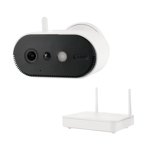 ABUS PPIC91000, IP-turvakamera, Sisätila ja ulkotila, Langaton, Katto/seinä/työpöytä, musta, Valkoinen, IP65