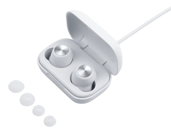 STREETZ TWS-111 TWS-nappikuulokkeet Bluetooth 5, 500 mAh latauskotelo, valkoinen