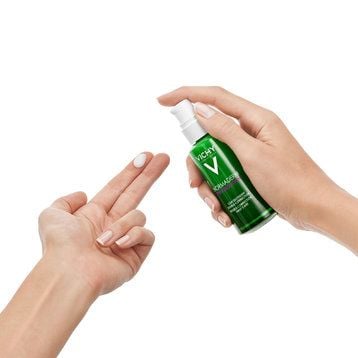 Vichy Normaderm Phytosolution, Unisex, Blandhy, Fet hud, 50 ml, Motverkar acne, Rengöring, Fuktgivande, Minskar porer, Pumpflaska, AQUA / WATER - G...