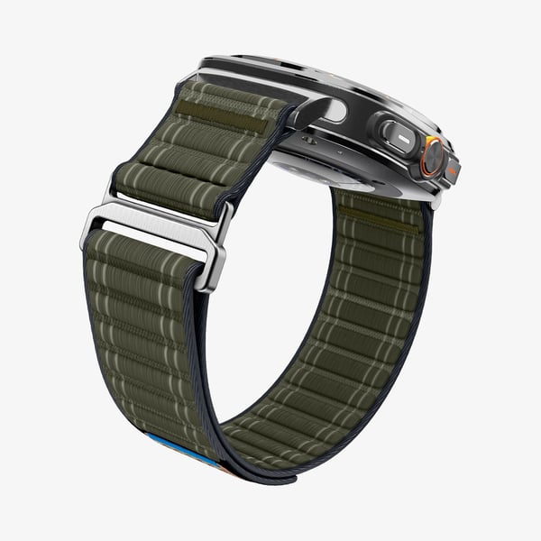 Spigen WBF0, Band, Smartwatch, Grön, Samsung, Galaxy Watch Ultra, Tyg