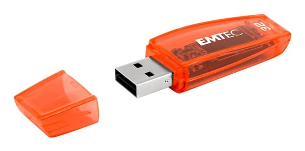 Emtec C410 Neon, 32 GB, USB A-tyyppi, 2.0, Suojus, Magenta, Oranssi, Keltainen