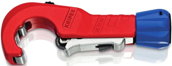Knipex TubiX, Rörkapare, Rostfritt stål, Plast, Rostfritt stål, Blå, Röd, 260 mm