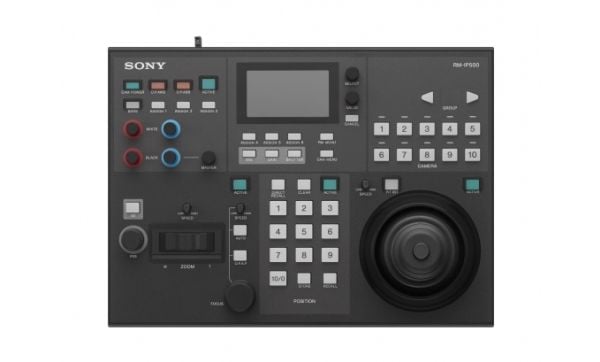 Sony RM-IP500, Turvajärjestelmä, Langaton RF, Painikkeiden painaminen, Rotaatio, Sisäänrakennettu näyttö, Musta