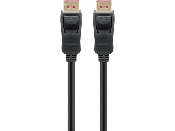 Goobay 74759, 1 m, DisplayPort, DisplayPort, Hankjønn, Hankjønn, 15360 x 8460 piksler