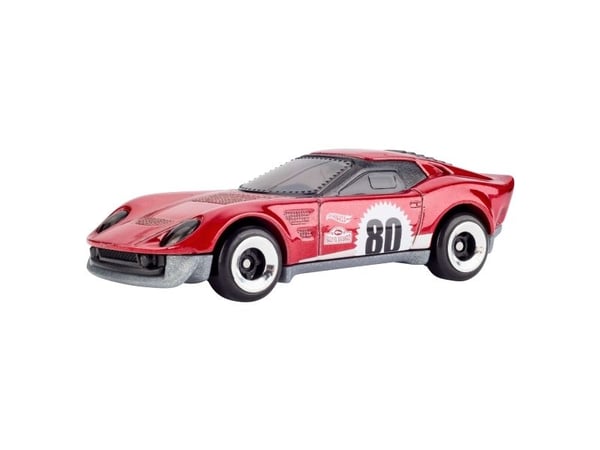 Hot Wheels Mattel 80th Anniversary JGK08 5-pack leksaksbilar 1:64-skala