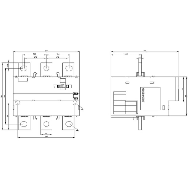 Siemens 3RB2966-2WH2 strømforsyningskomponent 1 stk