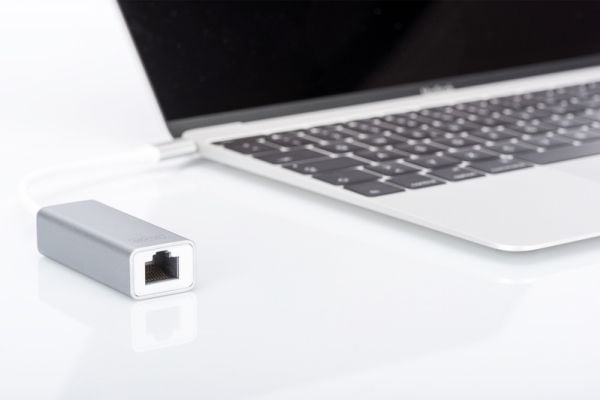 DIGITUS DN-3024 - Nettverksadapter - USB-C - Gigabit Ethernet x 1 - aluminium