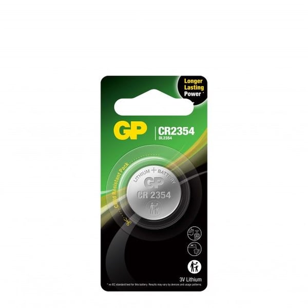 GP knapcelle, Lithium, CR2354, 1-pak