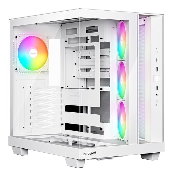 be quiet Light Base 500 LX BGW86 ATX-chassi med sidopanel i glas, vit