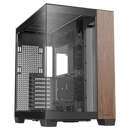 Antec C8 Wood PC-kabinett Full Tower E-ATX, svart/tre