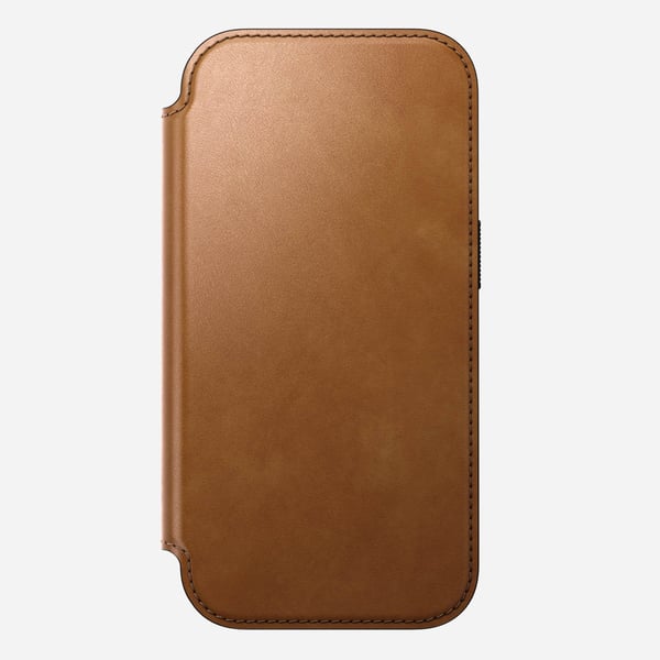 Nomad Modern Leather Folio, Folio, Apple, iPhone 17 Pro, 16 cm (6.3"), Tan (gul-brun)