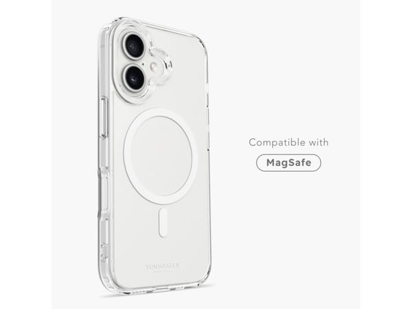 Vonmählen Transparent Case, Etui, Apple, iPhone 16 Plus, 17 cm (6.7"), Gjennomsiktig, Hvit