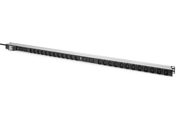 Digitus DN-95451, Perus, 0U, Yksivaiheinen, Pystysuora, Alumiini, Musta
