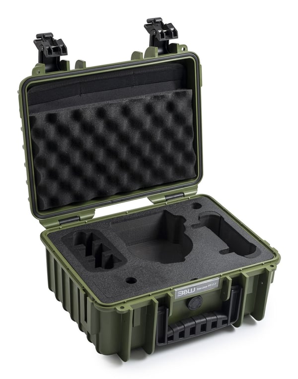 B&W Cases PP.117.Flip, Hårt fodral, Grön, Polypropylen (PP), Monokromatiskt, 11,7 l, -30 - 80 ° C