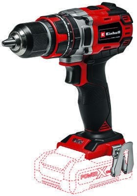 Einhell TE-CD 18 Li-i, Boremaskin med pistolgrep, Nøkkelløs, Sort, Rød, 1,3 cm, 1 cm, 500 RPM - SOLO