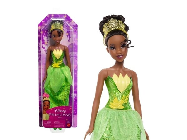 Disney Princess Disney-prinsessa Tiana -nukke ja tarvike, Prinsessa ja sammakko -elokuvan innoittama, Muotinukke, Naaras, 3 vuosi/vuosia, 279,4 mm,...
