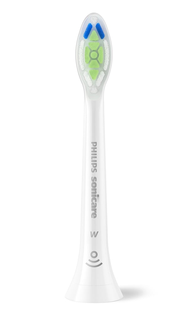 Philips Sonicare W2 Optimal White HX6062 - Utskiftningsbørstehode - for tannbørste - hvit (en pakke 2)