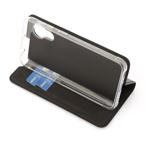 Wave BookCase, Samsung Galaxy Xcover 5, svart