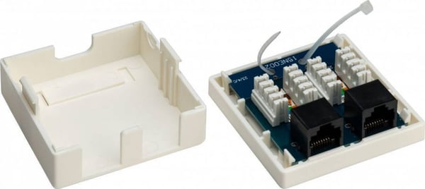 Goobay 4040849776335 RJ-45 valkoinen pistorasia (77633)