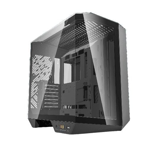 darkFlash DY470 PC-kabinett ATX/ITX, svart + 4 vifter