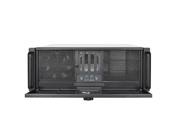 SilverStone SST-RM400 -rackkotelo, 4U, SSI CEB, musta