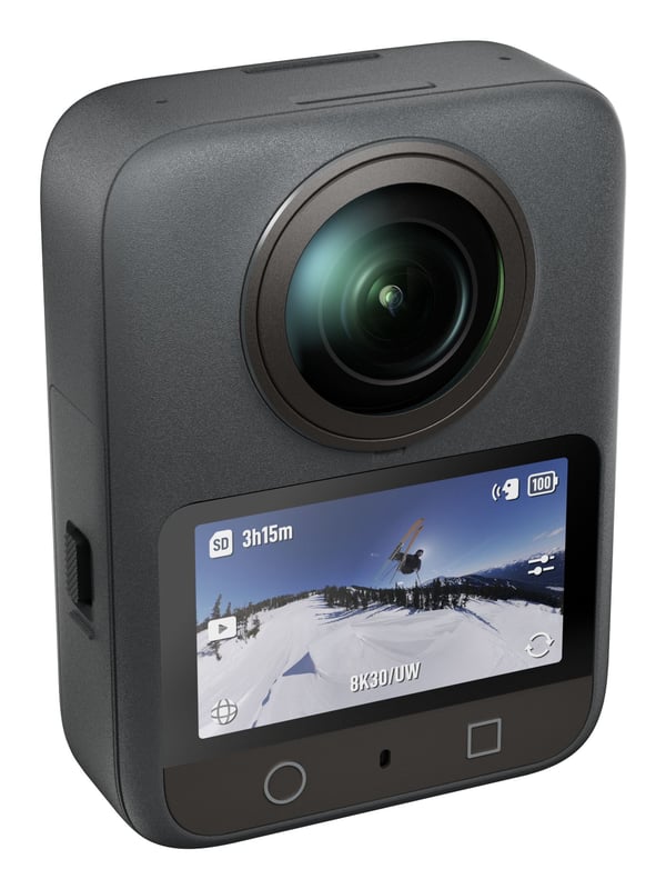 DJI Osmo 360 - Adventure Combo - 360 grader aktionkamera - 8K / 30 fps - blixt 128 GB - Bluetooth, Wi-Fi - undervatten upp till 10 m