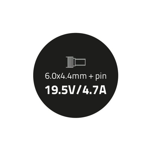 Qoltec - Strømadapter - AC 100-240 V - 90 watt - svart