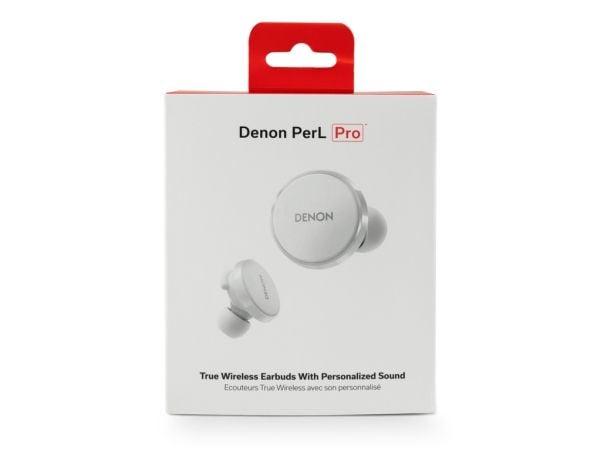 Denon PerL Pro, Langaton, Puhelut/musiikki, 20 - 40000 Hz, Kuulokkeet, Valkoinen