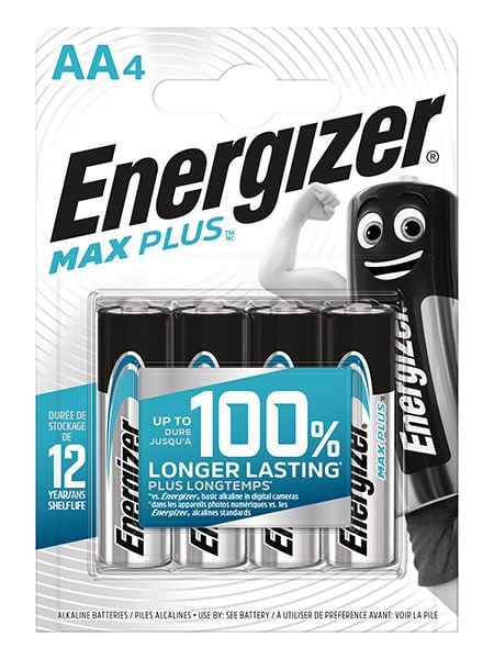 Energizer Max Plus - Batteri 4 x AA-type - Alkalisk